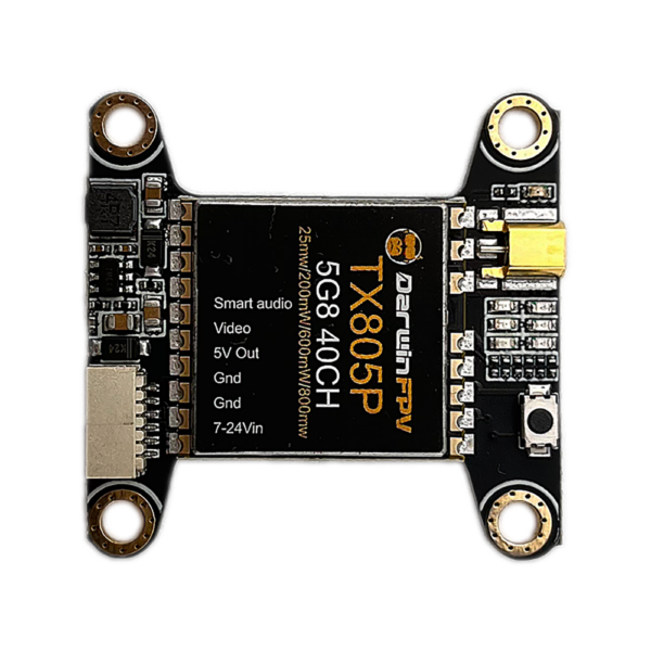 Darwin TX805P 5.8Ghz 40CH 25/200/600/800mW FPV Transmitter SmartAudio VTX for RC Drones - Image 2