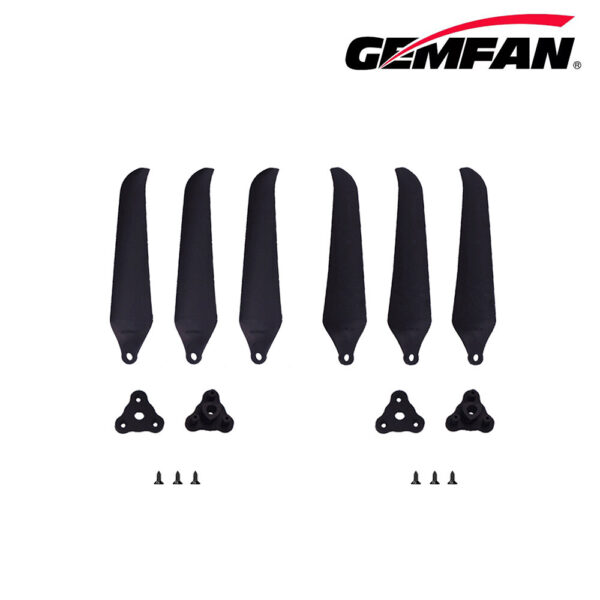 2 piars Gemfan F9046 9046 3-Blade/2- Blade Foldable Propellers 4.6 Inch Pitch Glass Fiber Nylon 5mm holefor Long Range FPV Racing Drone - Image 8