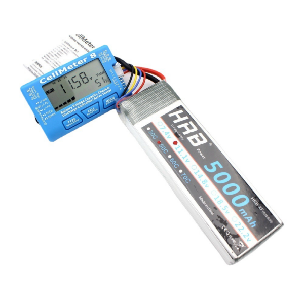 CellMeter 8 1-8S Li-Po Battery Discharge Charger Voltage Servo Test All-in-one Multi-Function Tester - Image 5