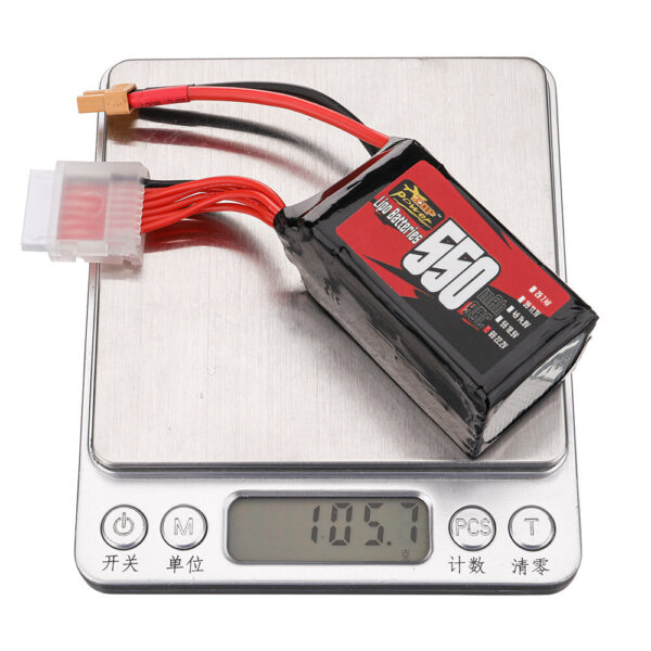 ZOP Power 6S 22.2V 550mAh 95C 12.21Wh LiPo Battery XT30 Plug for BabyApe  II RC Drone FPV Racing - Image 9