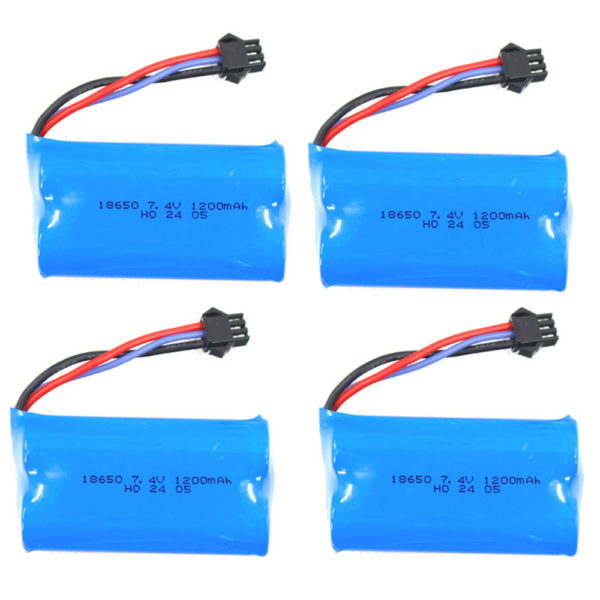 ZOP Power 7.4V 1200mAh 15C 2S Battery With SM Plug for RC Car - Image 1