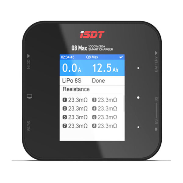 ISDT Q8 Max BattGo 1000W 30A High Power Battery Balance Charger Discharger for 1-8S Lipo Battery - Image 4