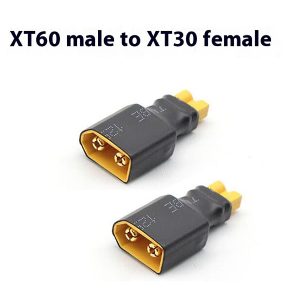 2pcs RC XT60 Male To Deans Plug Female T Connector Adapter for Remote Control Vehicles and Toys - Image 2