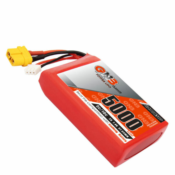 Gaoneng 7.4V 5000mAh 5C 2S LiPo Battery XT60 Plug for Radiomaster TX16S Transmitter - Image 2