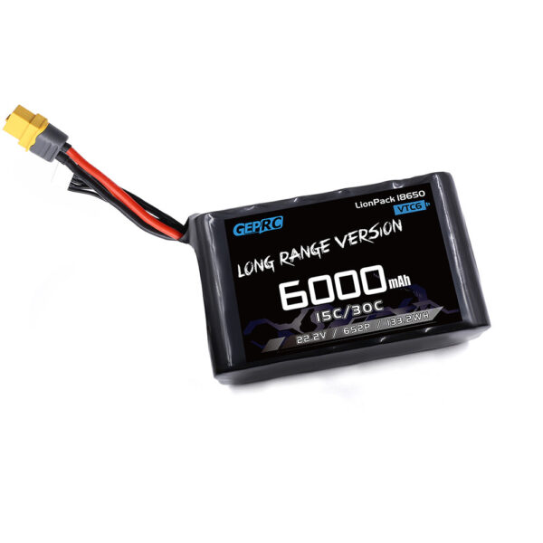 GEPRC VTC6 18650 4S 14.8V 3000mAh 4S1P XT60 XT30 / 6S 22.2V 3000mAh 6000mAh 6S1P 6S2P XT60 LionPack Battery for Crocodile Baby 4 Crocodile7 Long Range / Eachine  Novice-IV FPV Racing Drone - Image 2