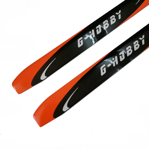 1Pair Fluorescent Orange 700mm Carbon Fiber Main Blade for Align 700 SAB700 X7 RC Helicopter - Image 4