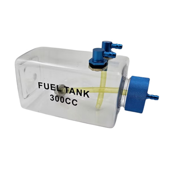 300CC/ 400CC/ 500CC/ 600CC/ 750CC/ 1000CC/ 1600CC Transparent Fuel Tank With Metal Tube for Gasoline Methanol Engine RC Airplane Fixed Wing - Image 1