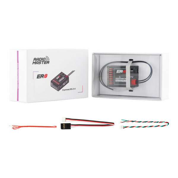 Radiomaster ER8 2.4GHz 8CH ExpressLRS ELRS RX 100mW PWM Receiver Support Voltage Telemetry for FPV RC Drone Airplane Glider - Image 9