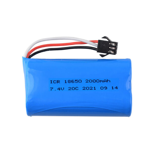 18650 7.4V 2000MAH 20C Lipo Battery XT30/XT60/T/EL-2P/SM3P/SM4P/SM/JST Plug For RC Boats Car Tanks Parts - Image 3