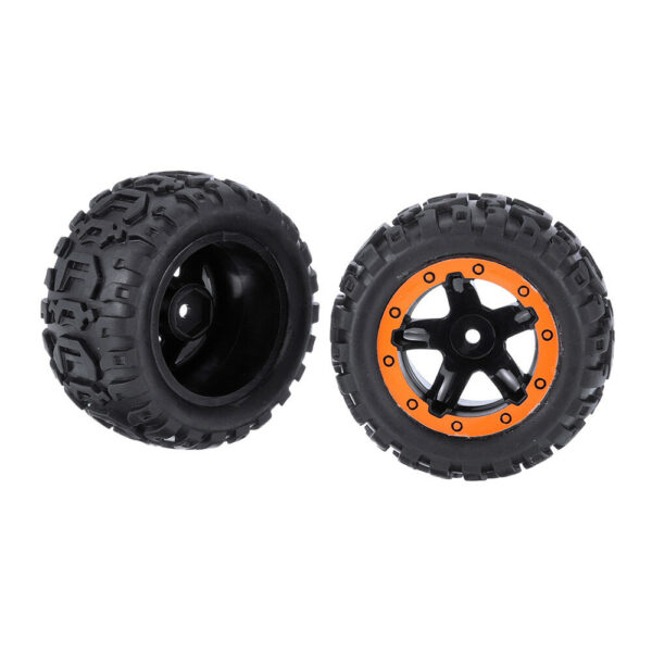 2PCS Tires Wheels Rims for HBX 16889 1/16 RC Car Vehicles Spare Parts M16038 - Image 3