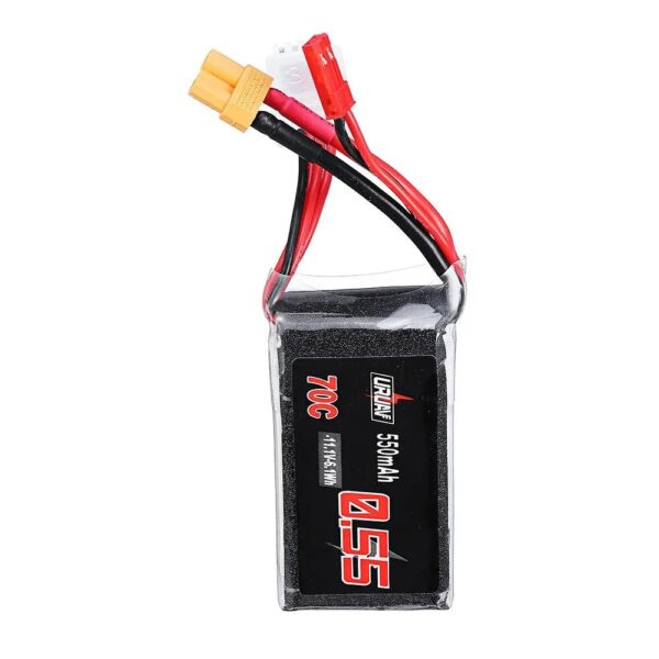 2Pcs URUAV 11.1V 550mAh 70C 3S Lipo Battery JST/XT30 Plug for Eachine Lizard95 FPV Racer Drone - Image 8