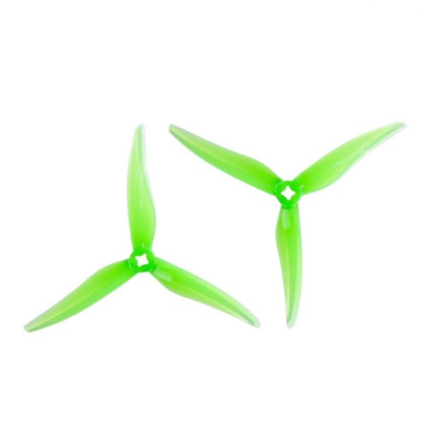 2 Pairs GEMFAN Hurricane Durable 3-Blade SL5125 5.1Inch Propeller Compatible with T-Mount toothpick Hyperbola 2004 motor - Image 1