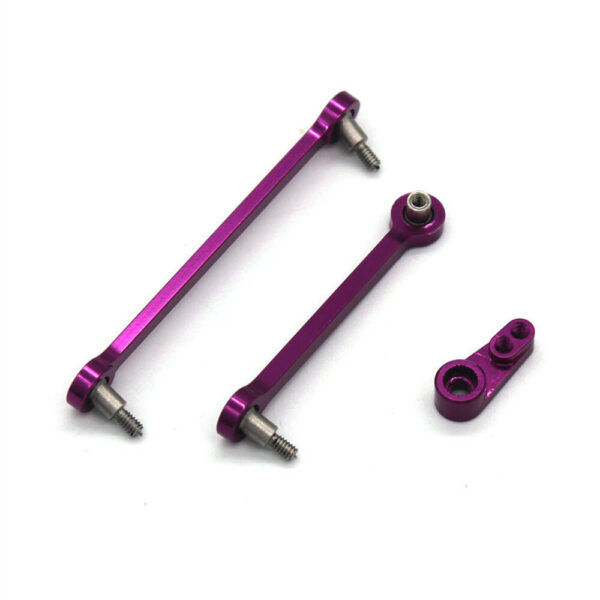 2PCS Upgraded Metal Steering Linkage Rod Servo Arm for Wltoys 284131 284010 284161 K989 K969 1/28 RC Cars Vehicles Models Parts - Image 2