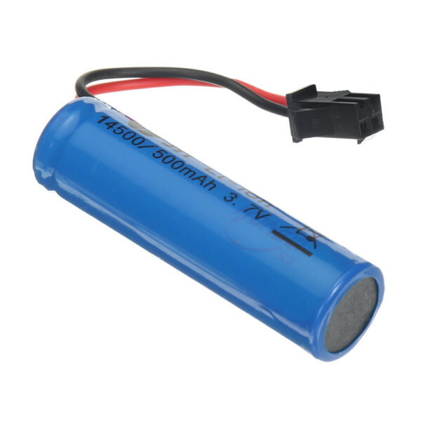 3PCS  3.7V 500mAh 1S 14500 Li-ion Battery for 1/24 2.4G 4WD Drift S810 RC Car - Image 4