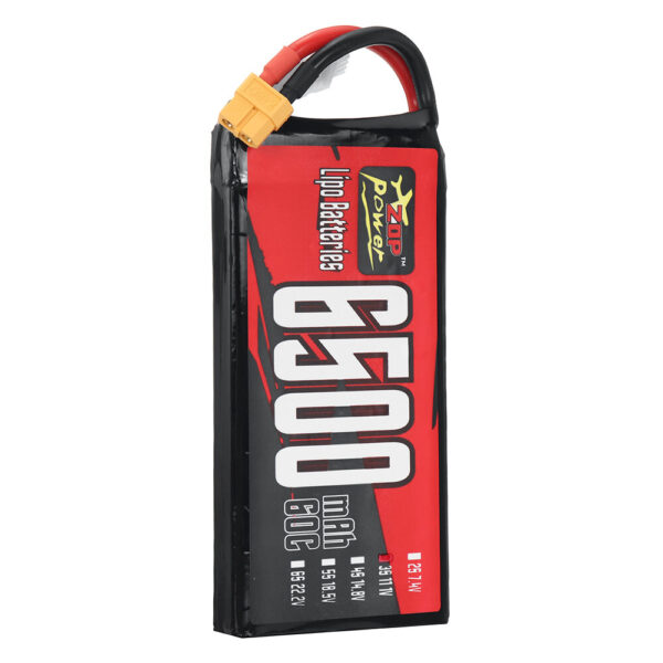 ZOP Power 3S 11.1V 6500mAh 60C 72.15Wh LiPo Battery XT60 Plug for RC Car Vehicles - Image 1