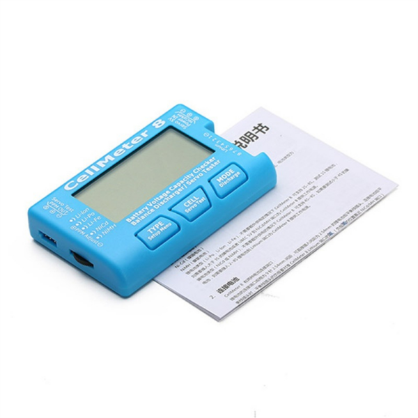 CellMeter 8 1-8S Li-Po Battery Discharge Charger Voltage Servo Test All-in-one Multi-Function Tester - Image 2