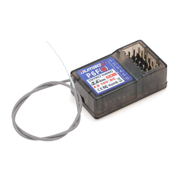 DUMBORC P6F(G) 2.4GHz 6CH RC Receiver Support Gyro for X4 X5 X6 X6PM Radio Transmitter Remote Controller - Image 5