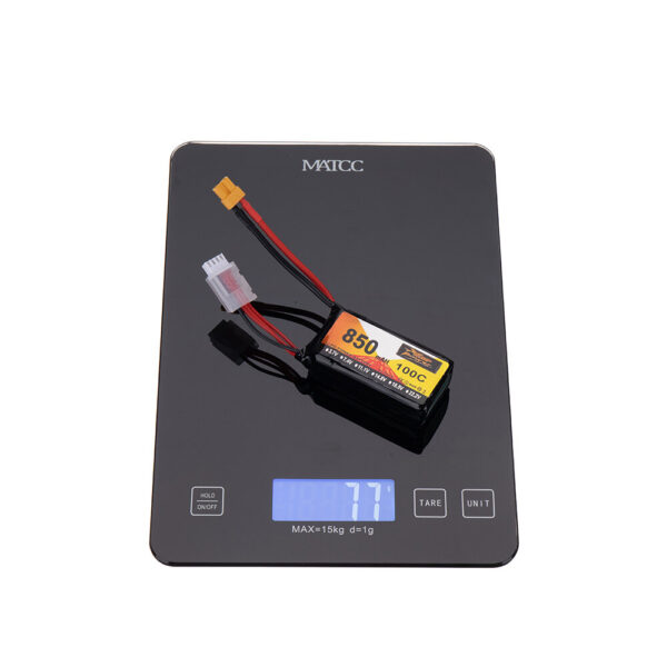 ZOP Power 11.1V 850mAh 100C 3S LiPo Battery XT30 Plug for RC Drone - Image 8