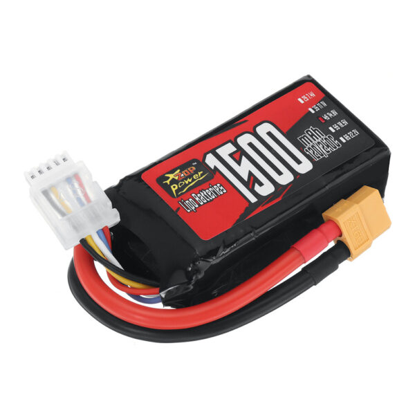 ZOP Power 4S 14.8V 1500mAh 120/240C 22.2Wh LiPo Battery XT60 Plug for Geprc Cinelog35 150-220mm 4 Inch 5 Inch Freestyle RC FPV Racing Drone - Image 2