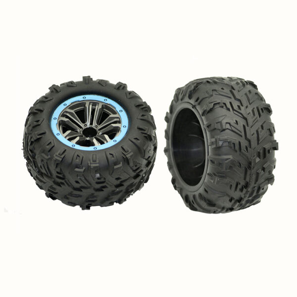 XLF F22A 1/10 RC Car Spare Tires Wheels Rims 2PCS Vehicles Model Parts Accessories - Image 1