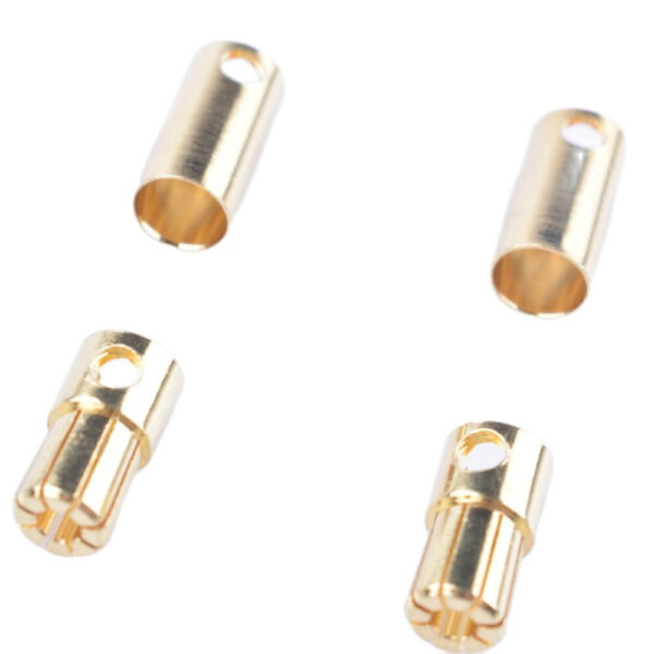 5 Pairs 6.5mm Banana Plug Connector 80A Steady Current Gold-Plated Brass Banana Head - Image 4