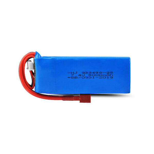 7.4V 3000MAH 25C 2S Universal Large Capacity Liop Battery for WLtoys 144001 RC Car - Image 1