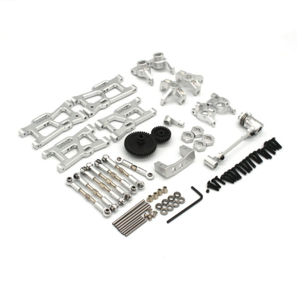 Upgraded Metal Parts Set for Wltoys 144001 144010 144002 124017 124019 1/12 1/14 RC Car Vehicles Model Spare Accessories - Image 2