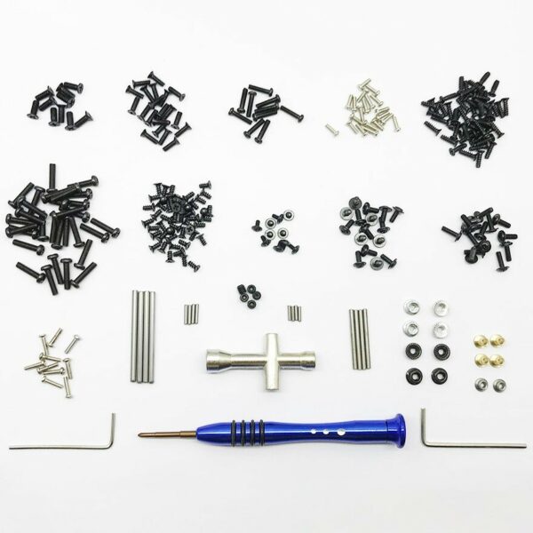 300pcs M2 M2.5 M3 Screw Fastener Kit Cross Sleeve Hex Wrench Swing Arm Pin Screws for Wltoys 144001 144010 124016 124017 124019 RC Car Parts - Image 9