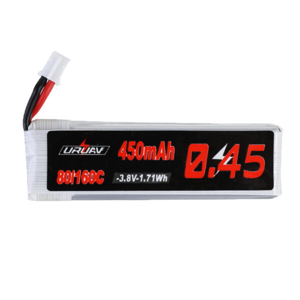 10Pcs URUAV 3.8V 450mAh 80C/160C 1S Lipo Battery PH2.0 Plug for EMAX Tinyhawk II 75mm Tiny7 Happymodel Snapper7 - Image 4