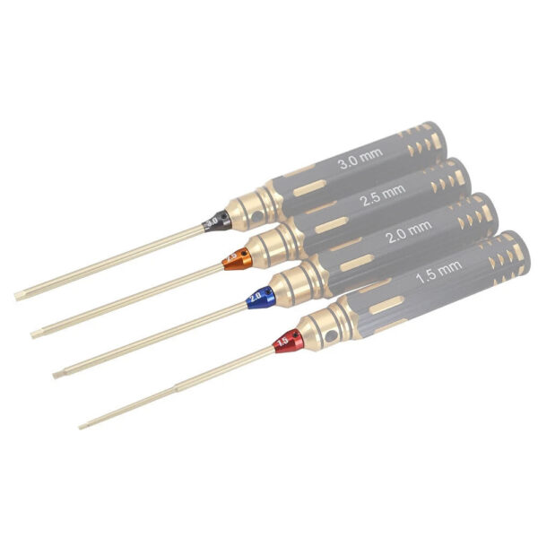 Aluminum Alloy 1.5mm/2mm/2.5mm/3mm Hexagon Screwdriver Screw Driver Tool RC Car Parts - Image 2