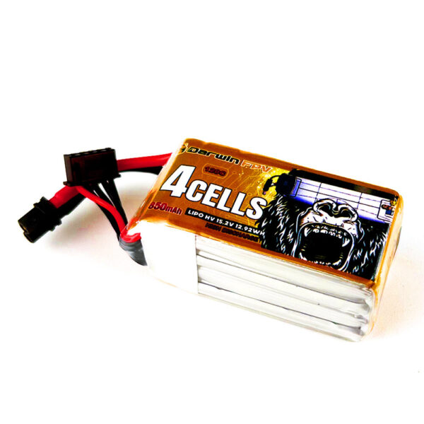 DarwinFPV 15.2V 850mAh 120C 4S LiPo Battery XT30 Plug for BabyApe  4S / CineApe 25 - Image 2