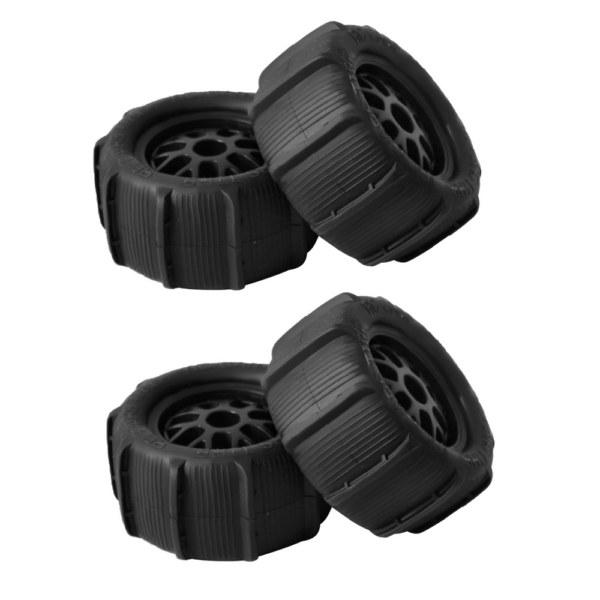 4PCS Tires Wheels All Terrain Universal Off-Road for MJX 16207 16208 HBX 16899 16890 Wltoys 144001 1/14 1/16 1/18 High Speed RC Cars Vehicles Models Spare Parts - Image 1