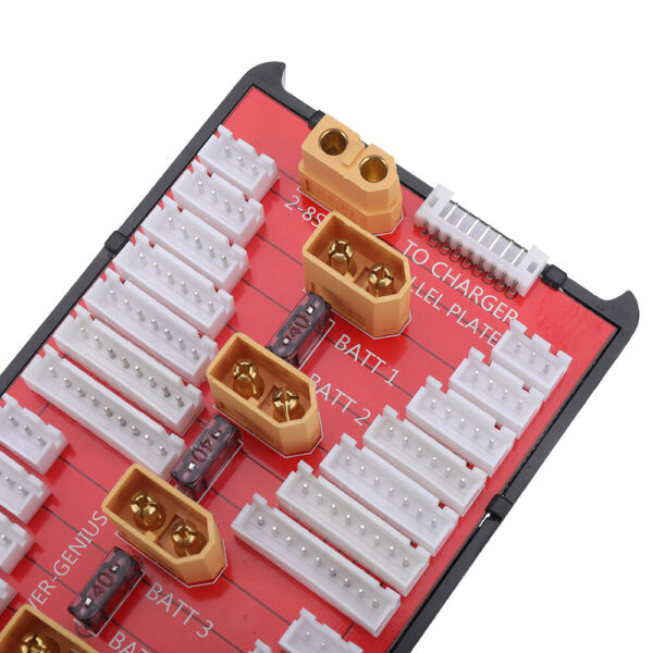 2 IN 1 PG Parallel Charging Board XT60 Plug Supports 4 Packs 2-8S Lipo Battery For RC Models Multicopter Part Accessories - Image 7