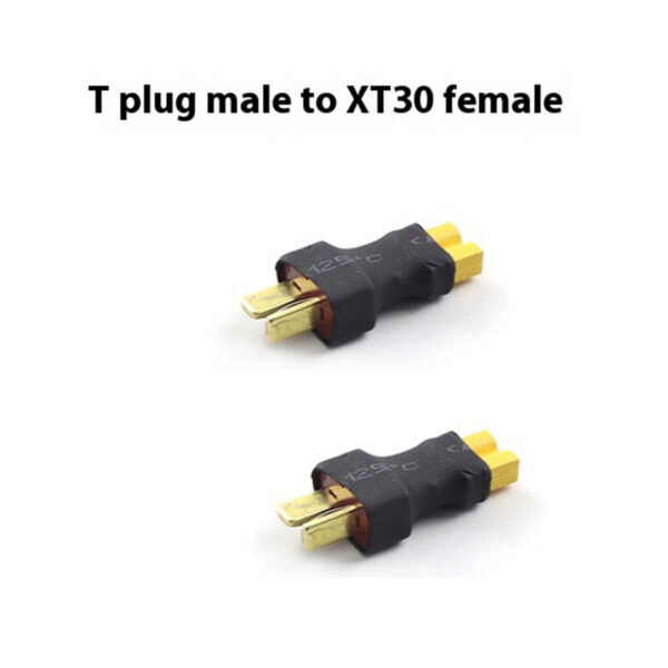 2pcs RC XT60 Male To Deans Plug Female T Connector Adapter for Remote Control Vehicles and Toys - Image 1