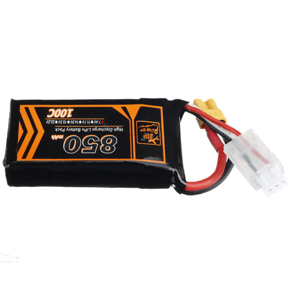 ZOP Power 7.4V 850mAh 100C 2S Lipo Battery XT30 Plug for RC Racing Drone - Image 7