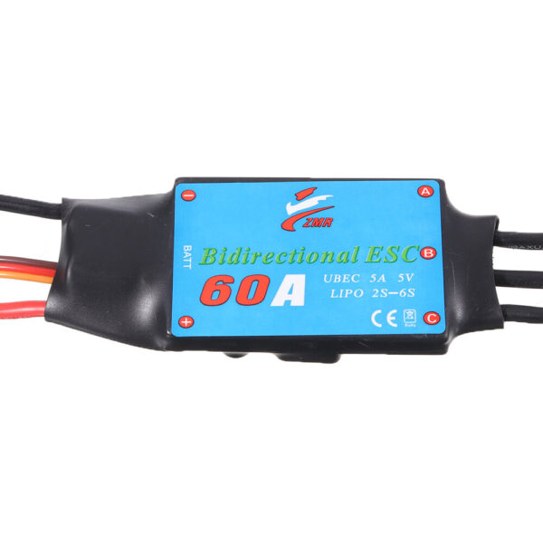 Double Sides Brushless ESC 20/30/40/50/60/80A Underwater Thruster RC Car Boat Parts - Image 4