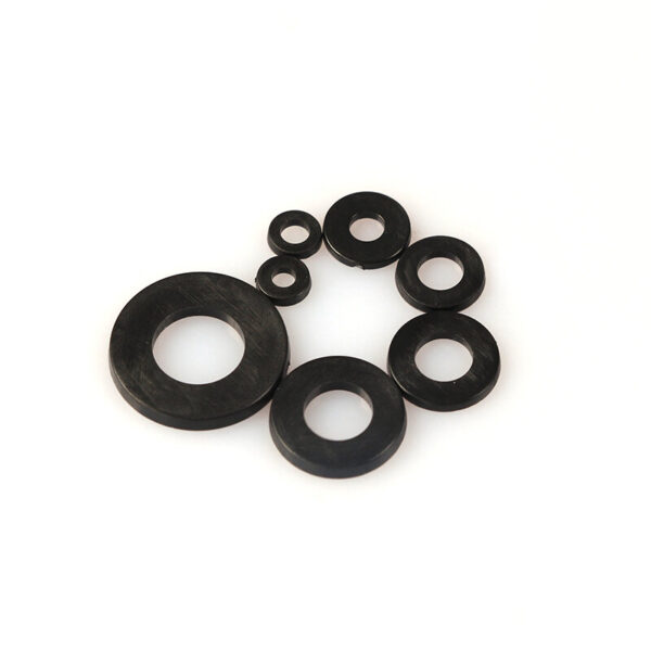 250PCS Nylon Gasket M2 M2.5 M3 M4 M5 M6 M8  High Temperature Insulating Plastic Gasket - Image 1