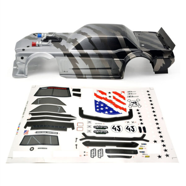 ZD Racing EX16 S16 1/16 RC Car Spare Body Shell w/Sticker Sheet Painted 6650 Vehicles Models Parts Accessories - Image 1