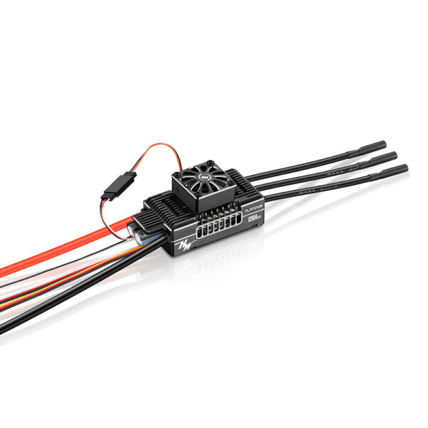 Hobbywing Platinum 120A V5 VBar Telemetry Ready Brushless ESC for Helicopter - Image 1