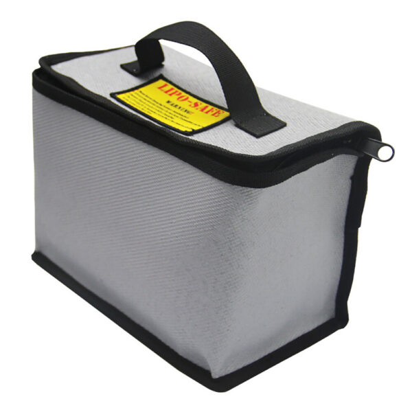 LiPo Battery Portable Explosion Proof Safety Bag With Zipper 215x155x115mm - Image 3