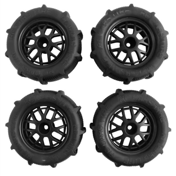 4PCS Tires Wheels All Terrain Universal Off-Road for MJX 16207 16208 HBX 16899 16890 Wltoys 144001 1/14 1/16 1/18 High Speed RC Cars Vehicles Models Spare Parts - Image 3