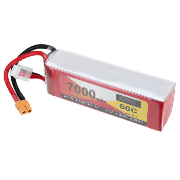 ZOP Power 14.8V 7000mAh 60C 4S LiPo Battery XT60 Plug for RC Racing Drone - Image 1