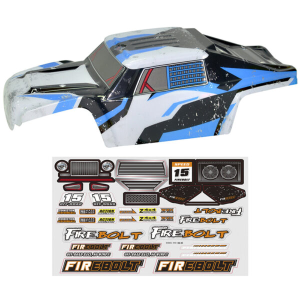 HBX 901/901A 1/12 RC Car Spare Body Shell w/ Sticker Sheet Vehicles Model Parts Accessories - Image 5