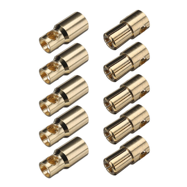 5 Pairs 3.5/6.0/8.0mm Bullet Connector Banana Plug Spare Part for RC Battery Motor - Image 1