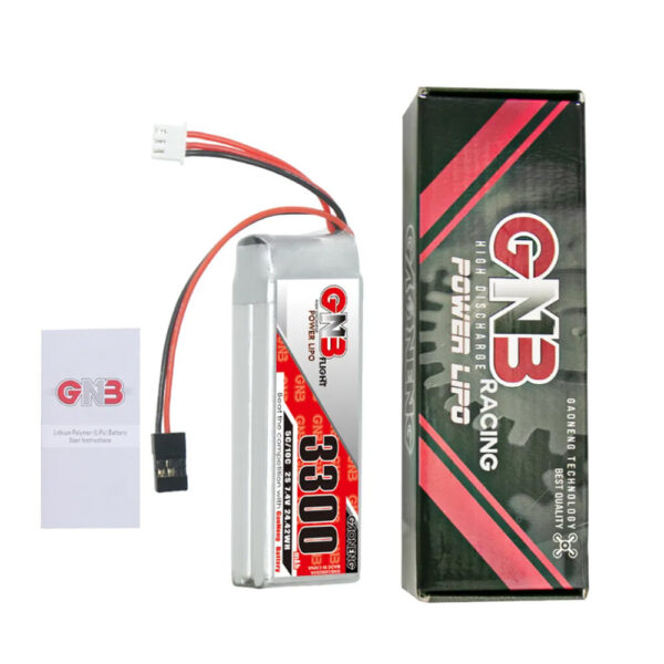 Gaoneng GNB 7.4V 3300mAh 5C 2S LiPo Battery JR Plug for Airtronics / Sanwa MT-4  M11X M12 Transmitters Exzes-X Aquila-6 SD-10G - Image 5