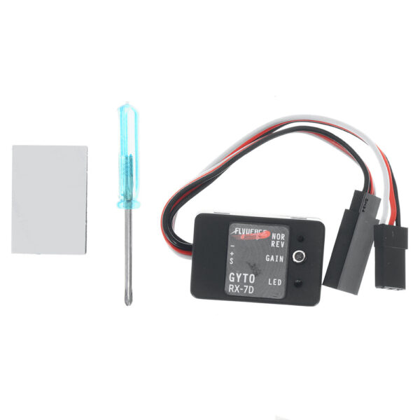 Flyueace RX-7D Gyro Gyroscope Support Digital/Analog Servos for RC Car Boat - Image 3