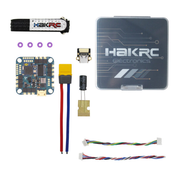 26x26mm HAKRC F411 F4 OSD Flight Controller 20A / 40A AIO BLHELI _S 4in1 Brushless ESC w/ Barometer 5V BEC Output for FPV Racing RC Drone - Image 6