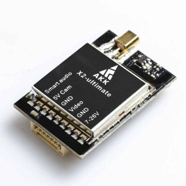 AKK X2-ultimate US 25mW/200mW/600mW/1000mW 5.8GHz 37CH AV FPV Transmitter VTX with Smart Audio Mic - Image 1