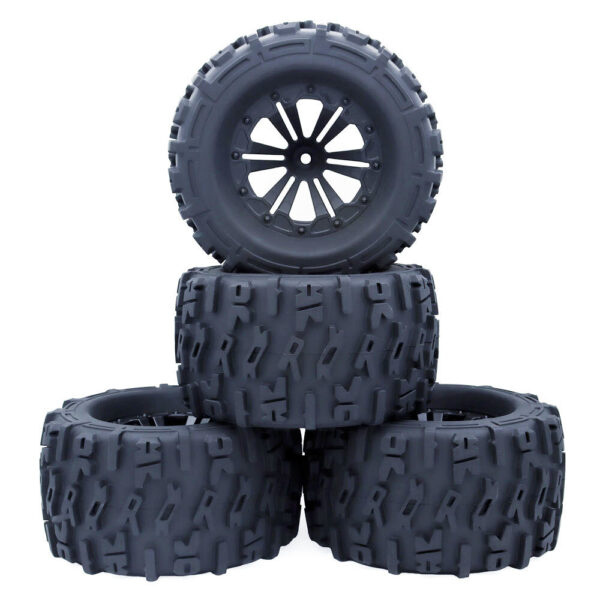 4PCS ZD Racing 1/10 Truck Universal Wheel Tire for HPI HSP Savage XS TM Flux RC Car Parts - Image 1