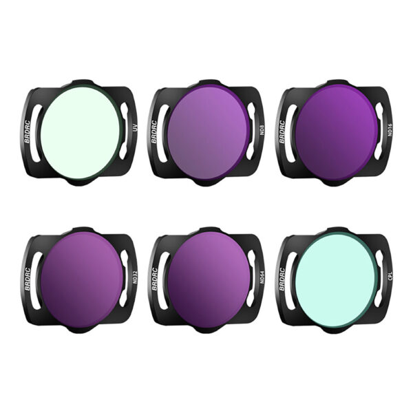 BRDRC Camera Lens Filter UV/CPL/ND8/ND16/ND32/ND64 Set Combo for DJI Avata DJI O3 Air Unit - Image 4